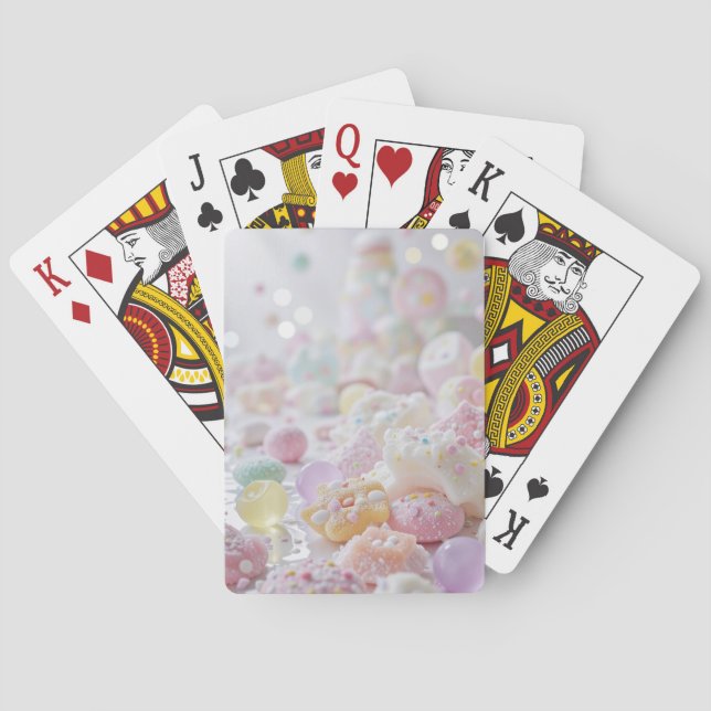 Light colored design poker cards (Back)