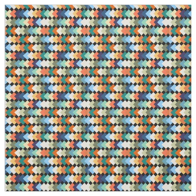 Light Colored Diamonds Fabric (Swatch)