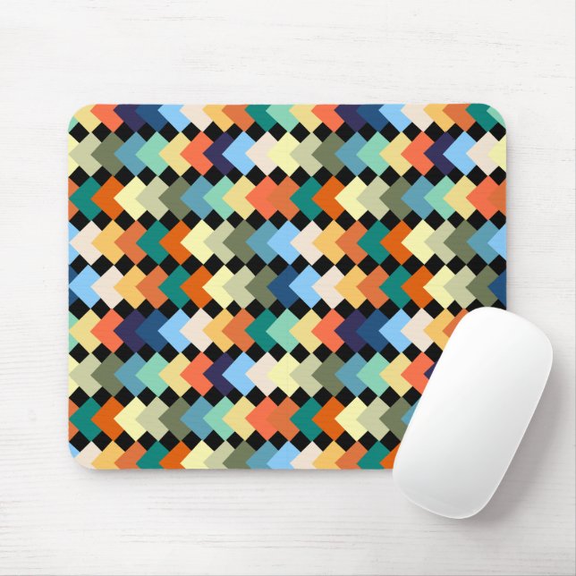 Light Colored Diamonds Mouse Pad (With Mouse)