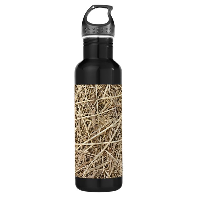 LIGHT COLORED STRAW WATER BOTTLE (Front)