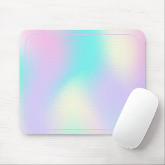 Light colors holographic background mouse pad