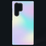 Light colors holographic background samsung galaxy s22 ultra case<br><div class="desc">Image of pastel tones holographic background modern iridescent design.</div>