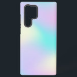 Light colors holographic background samsung galaxy s22 ultra case<br><div class="desc">Image of pastel tones holographic background modern iridescent design.</div>
