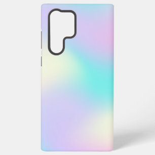 Light colors holographic background samsung galaxy s22 ultra case