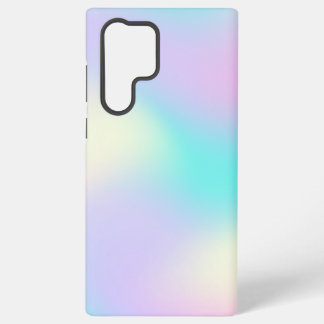 Light colors holographic background samsung galaxy s22 ultra case