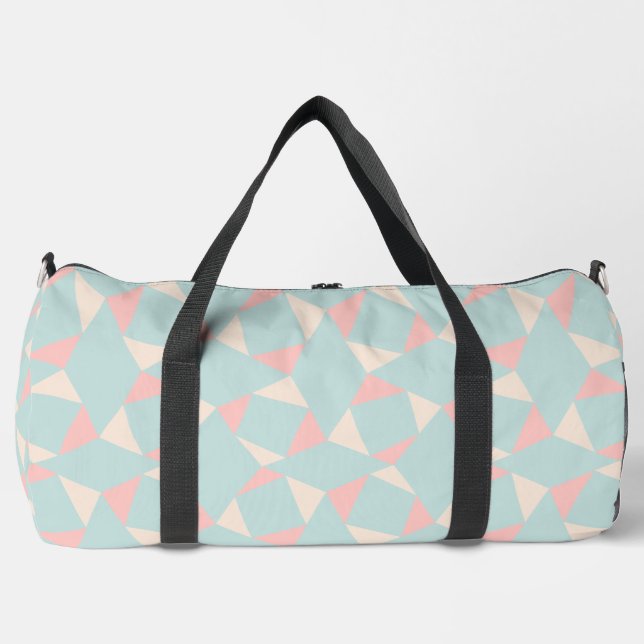 Light Colour Mosaic Duffel Bag (Front)