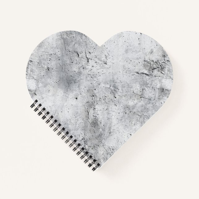 Light Concrete Plaster Texture with Distress Notebook (Front)
