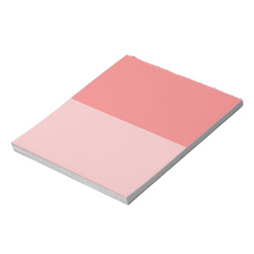 Light Coral and Baby Pink Notepad