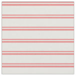 [ Thumbnail: Light Coral and Mint Cream Colored Stripes Fabric ]