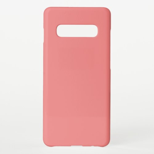 Light Coral  hex code F08080 Samsung Galaxy S10 Case