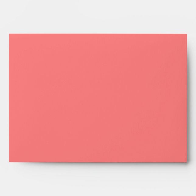 Light Coral Keep Calm and Carry On Envelope (Front)