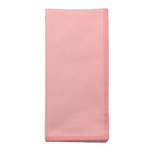 Light coral pink background napkin