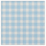 Light Cornflower Blue Checkered Plaid Fabric
