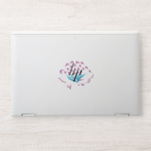 Light Cornflower Blue, Sky Megenta, HP Laptop Skin