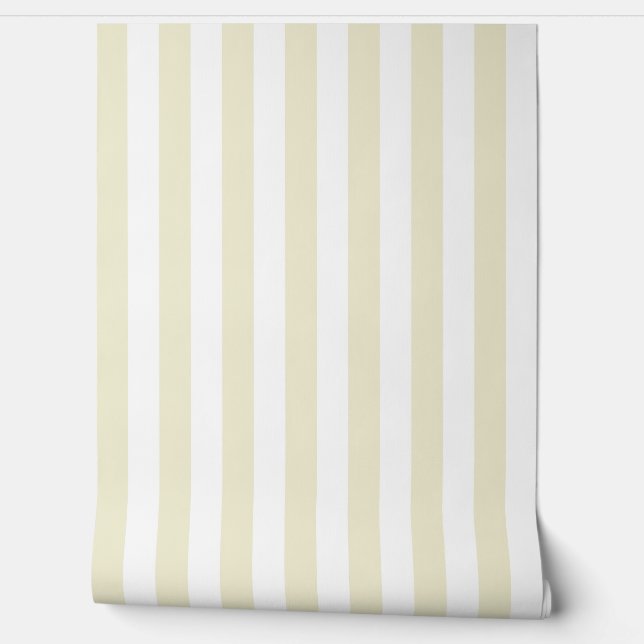 Light Cream Pinstripes Wallpaper (Unrolling)