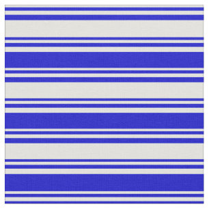 Light Cyan and Blue Colored Stripes/Lines Pattern Fabric