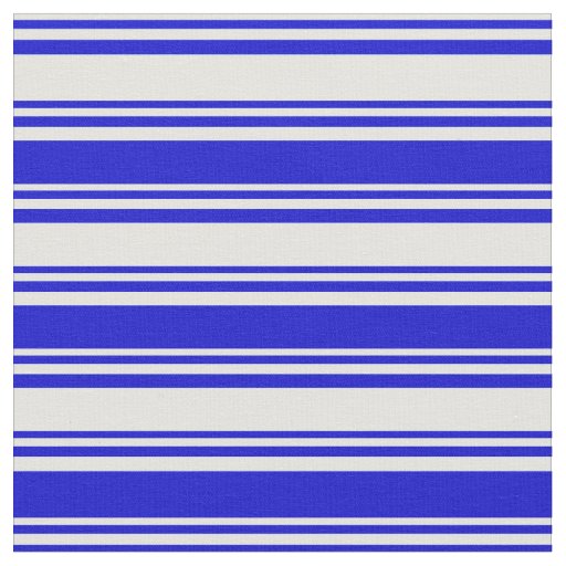 Light Cyan and Blue Colored Stripes/Lines Pattern Fabric