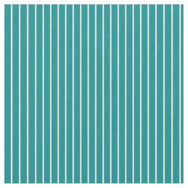 Light Cyan and Dark Cyan Lines/Stripes Pattern Fabric (Close Up)