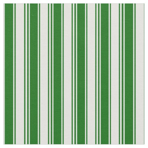 Light Cyan and Dark Green Stripes Pattern Fabric