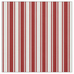 [ Thumbnail: Light Cyan and Dark Red Colored Stripes Pattern Fabric ]