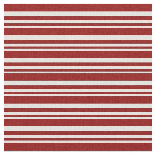 Light Cyan and Dark Red Lined Pattern Fabric