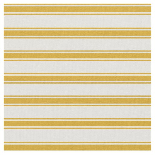 Light Cyan and Goldenrod Stripes Fabric