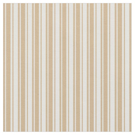 Light Cyan and Tan Pattern of Stripes Fabric