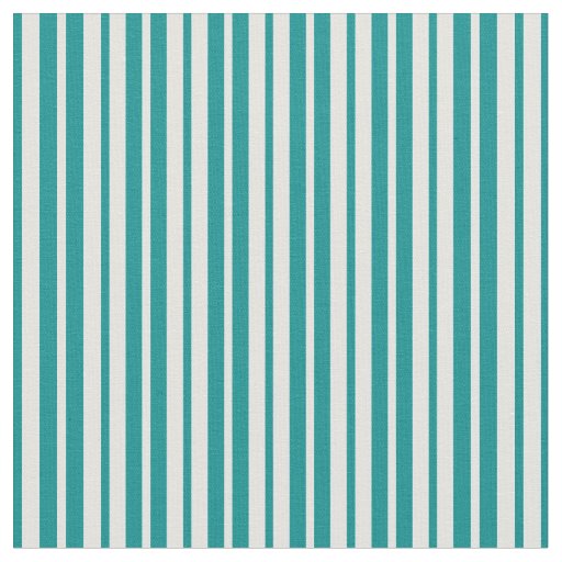 Light Cyan & Dark Cyan Pattern of Stripes Fabric