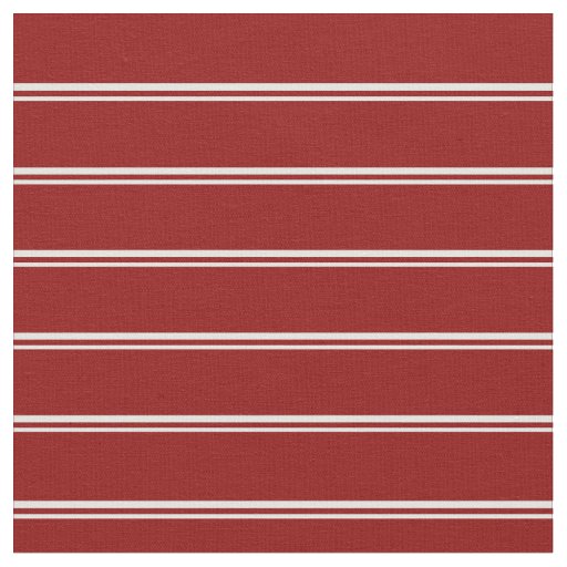 Light Cyan & Dark Red Pattern of Stripes Fabric