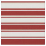 [ Thumbnail: Light Cyan & Dark Red Striped Pattern Fabric ]
