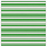 [ Thumbnail: Light Cyan & Green Colored Striped Pattern Fabric ]