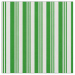 [ Thumbnail: Light Cyan & Green Colored Stripes Fabric ]