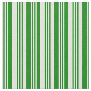 Light Cyan & Green Lines/Stripes Pattern Fabric