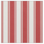 [ Thumbnail: Light Cyan & Red Stripes Fabric ]