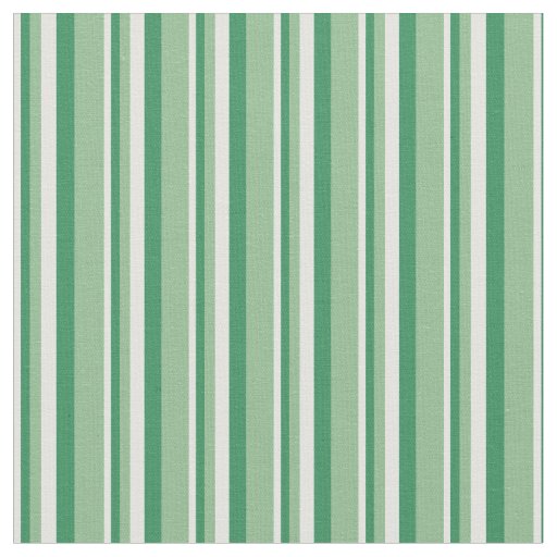 Light Cyan, Sea Green, and Dark Sea Green Lines Fabric