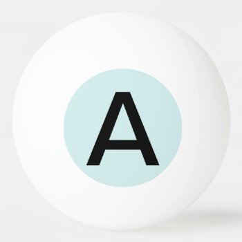 Light Cyan Solid Color Ping-pong Ball by SimplyColor at Zazzle