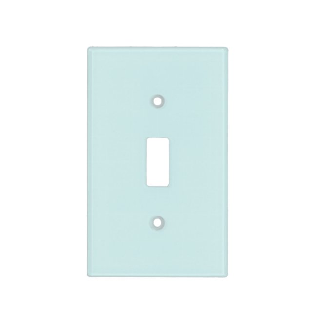 Light Cyan Solid Color Switch Cover (Front)