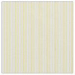[ Thumbnail: Light Cyan & Tan Striped Pattern Fabric ]