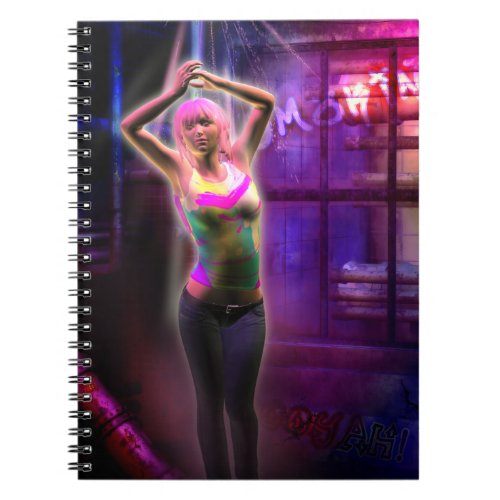 Light Dancer 3D Fantasy Art Notebook