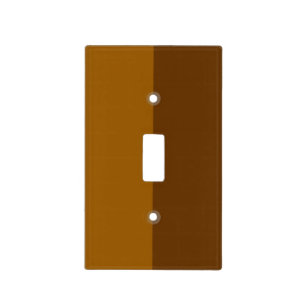 Light Dark Brown Part Half Sides Design Light Switch Cover