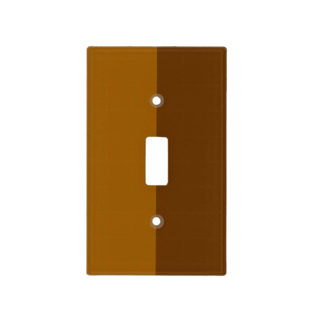 Light Dark Brown Part Half Sides Design Switch Cover (Front)