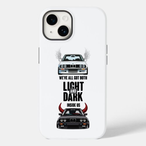 Light  Dark Side BMW E30 Case_Mate iPhone 14 Case