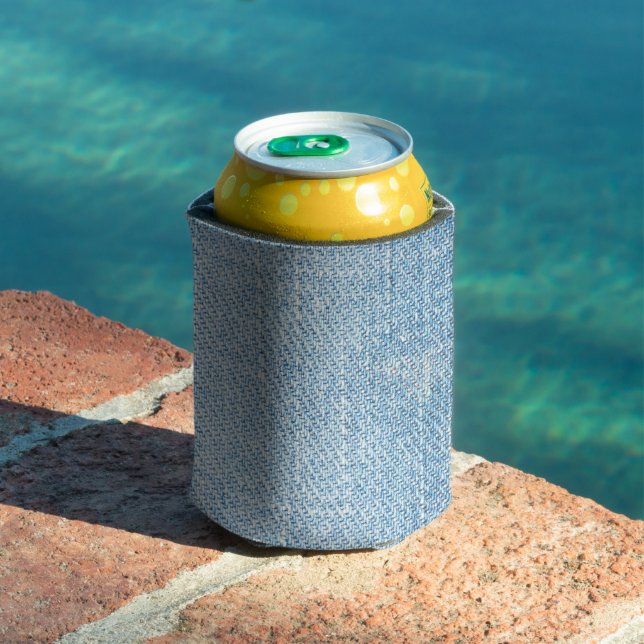 Light Denim Blue Can Cooler (In Situ Pool)