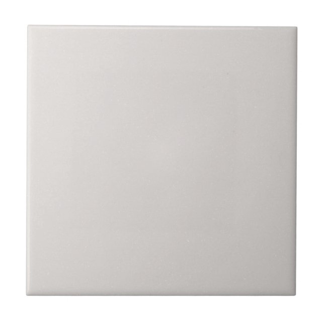 Light Dove Gray Solid Flecked Ceramic Tile (Front)