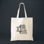 Light Dreidel Latke Kanish Menorah Hanukkah Tote Bag<br><div class="desc">Hanukkah celebration, Jewish food, menorah light, dreidel spin, potato latke, knish snack, Jewish traditions, Hanukkah cuisine, Jewish holiday 2025, festive Hanukkah</div>