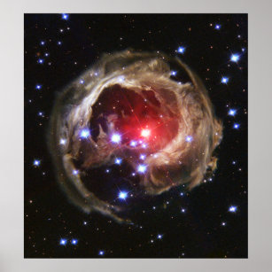 Light echo from V838 Monocerotis Poster