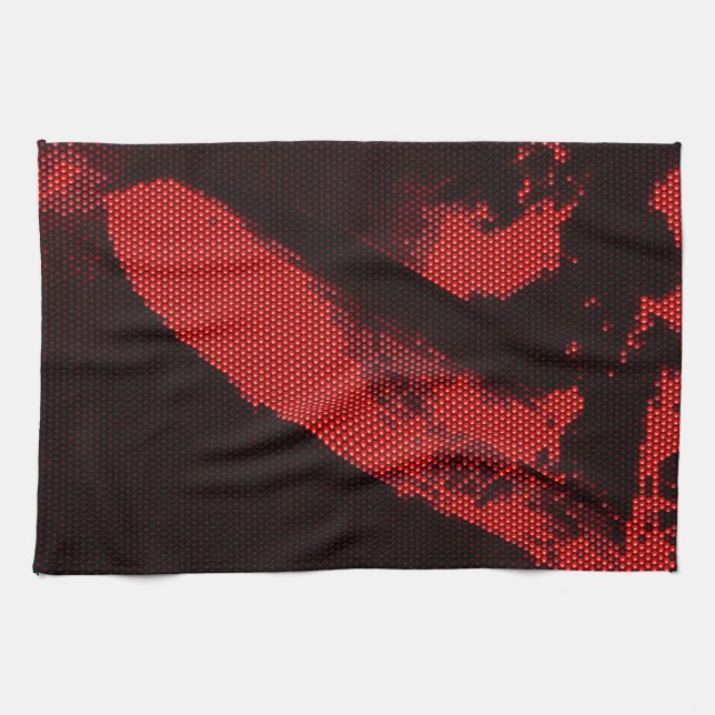 Light Emitting Diode Zeppelin Kitchen Towel (Horizontal)