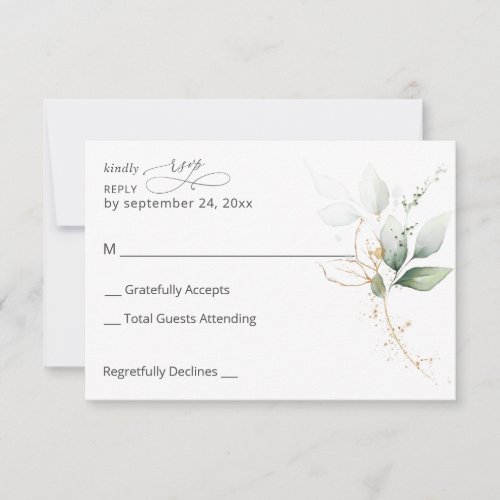 Light Eucalyptus Glow Gold no Meal RSVP