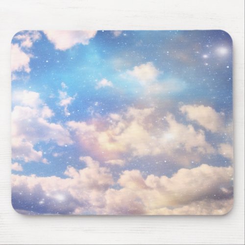 Light Fantasy Clouds Mouse Pad