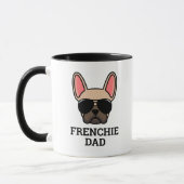 Light Fawn French Bulldog Frenchie Dog Dad Mug (Left)
